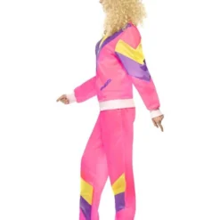 Jaren 80 Trainingspak, Roze -Schmink Specialist jaren 80 trainingspak roze 2