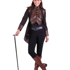 Jas Steampunk "Eulalia", Bruin