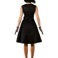 Jurk Rockabilly, Zwart Met Strik -Schmink Specialist jurk rockabilly zwart met strik 2
