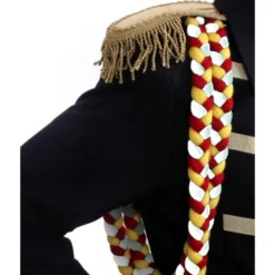 Koord Rood-wit-geel Dia 1,5cm I 1 M Lang