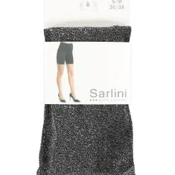 Korte Legging Dames Lurex Zwart -Schmink Specialist korte legging dames lurex zwart 2