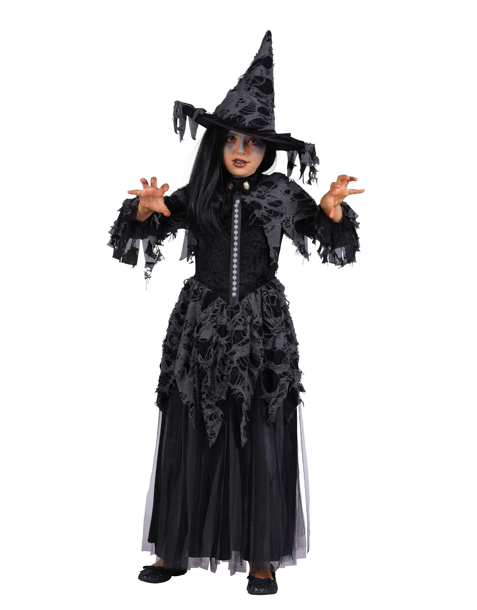 Kostuum De Dood Meisje, Zwart 1 Kostuum De Dood Meisje, Zwart