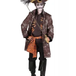 Kostuum Heer ''Ghost Pirate'', Mix Van Kleuren