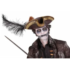 Kostuum Heer ''Ghost Pirate'', Mix Van Kleuren -Schmink Specialist kostuum heer ghost pirate mix van kleuren 5