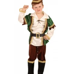 Kostuum Robin (3-delig) + 1 Accessoire + Hoed