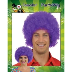 Krullenbol Pruik Felpaars