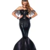 Donkere Zeemeermin Deluxe Zwart