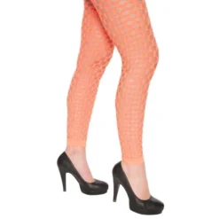 Legging + Gaten Fluor Oranje