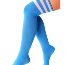 Lieskousen Turquoise / 3 Witte Strepen 36/41