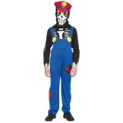 Loodgieter Skelet (kind) 8 Loodgieter Skelet (kind) -Schmink Specialist loodgieter skelet kind 3