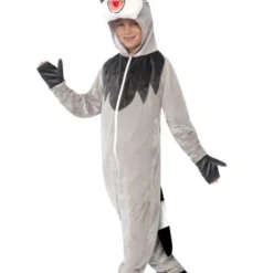 Madagascar Koning Julien De Maki Kostuum -Schmink Specialist madagascar koning julien de maki kostuum 2