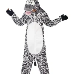 Madagascar Marty De Zebra Kostuum -Schmink Specialist madagascar marty de zebra kostuum 2