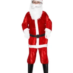 Mini Kerstman Kostuum, Rood