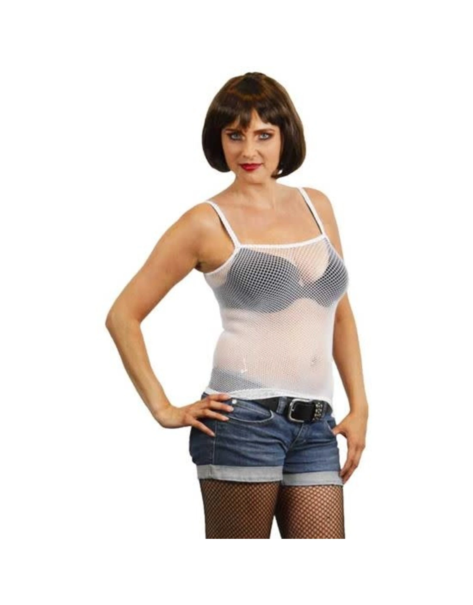 Net Damestopje Wit 1 Net Damestopje Wit