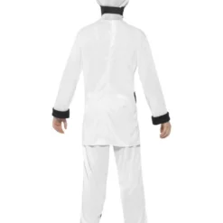 Ninja Assassin Kostuum, Kind, Wit/Zwart -Schmink Specialist ninja assassin kostuum kind wit zwart 2