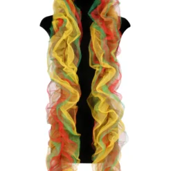 Organza Boa Deluxe, Rood-Geel