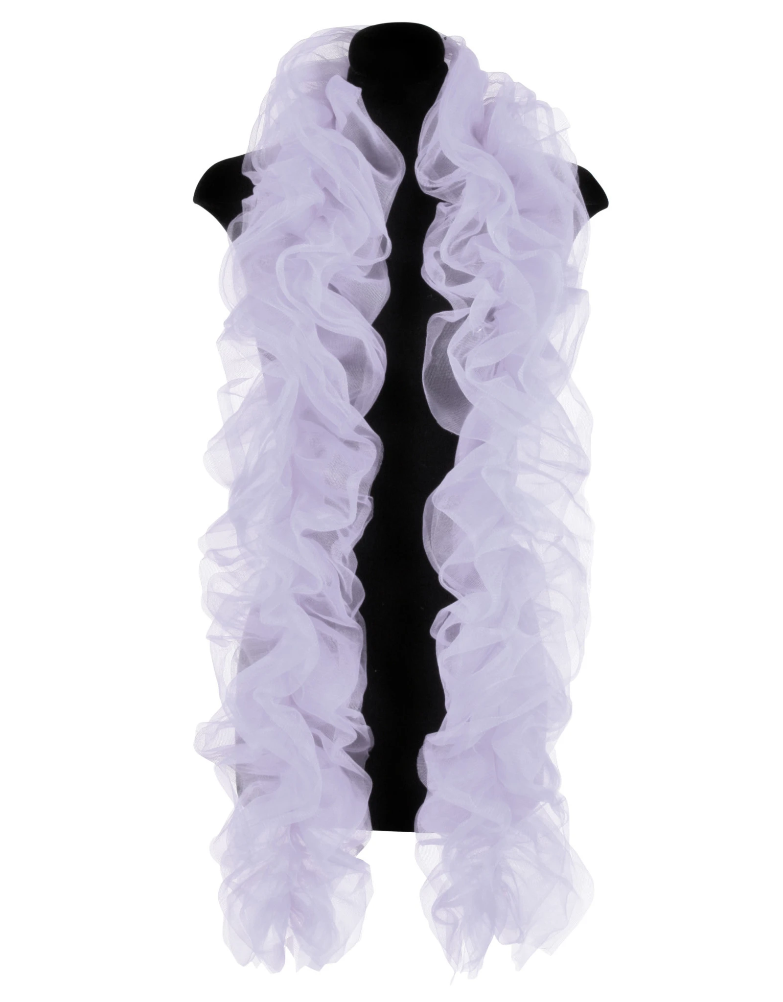 Organza Boa Deluxe, Wit 1 Organza Boa Deluxe, Wit