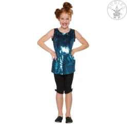 Paillettenjurkje Blauw, Kind