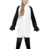 Panda Kostuum, Zwart/Wit, Kind