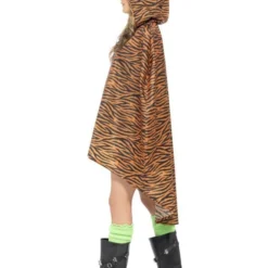 Party Poncho Tijger -Schmink Specialist party poncho tijger 2