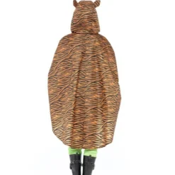 Party Poncho Tijger -Schmink Specialist party poncho tijger 3
