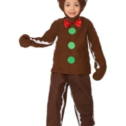 Peperkoek/Gingerbread Kostuum Kind -Schmink Specialist peperkoek gingerbread kostuum kind 3