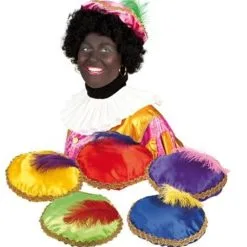 Piet Baret Satijn Met Veer Assortie -Schmink Specialist piet baret satijn met veer assortie 2