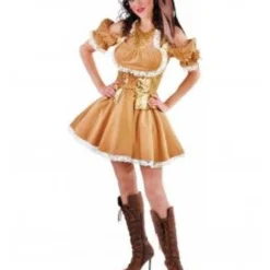 Piraat Dame Goud/Bruin