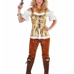 Piratendame Goud/bruin