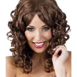 Pruik Cocktail Bruin