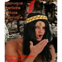 Pruik Indiaan Chesmu Los Haar