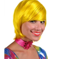 Pruik Luxe Larissa, Geel