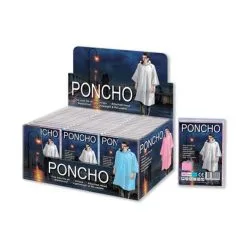 Regenponcho (127x100cm) Assorti - Prijs/Stuk