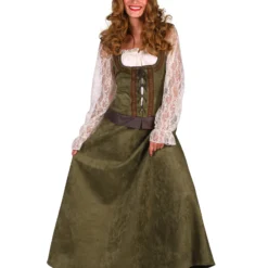 Robin Hood Dame Lang, Groen -Schmink Specialist robin hood dame lang groen 2