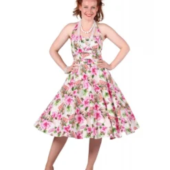 Rock En Roll Jurkje, Hawai Flowers