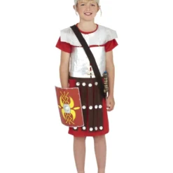 Romeinse Soldaat Kostuum, Kind -Schmink Specialist romeinse soldaat kostuum kind 4