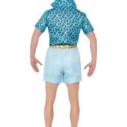 Safari Ken Kostuum, Blauw -Schmink Specialist safari ken kostuum blauw 5