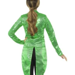 Sequin Slipjas Dames, Groen -Schmink Specialist sequin slipjas dames groen 2