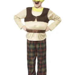 Shrek Kostuum Kind -Schmink Specialist shrek kostuum kind 3