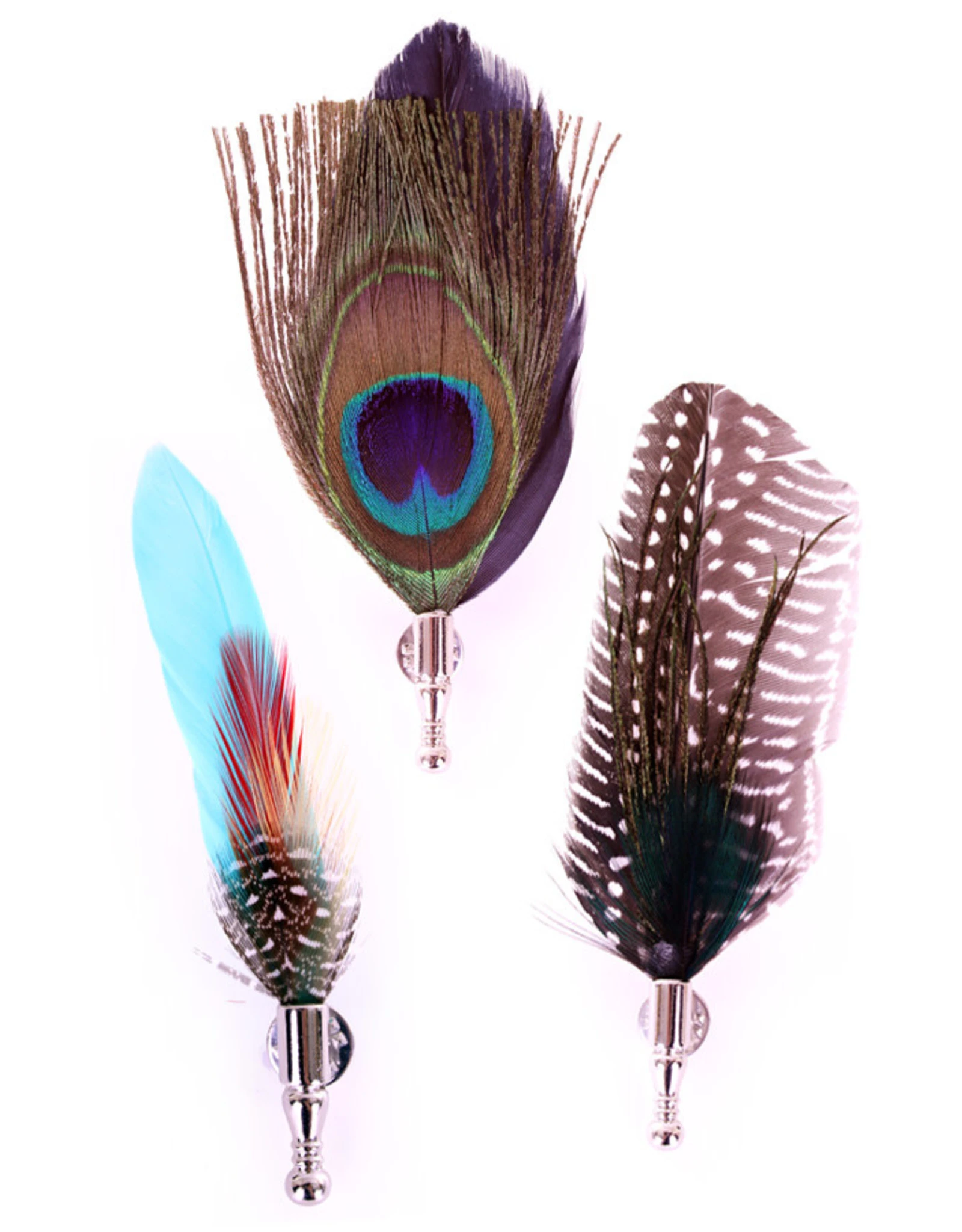 Speldje Met Veer Assorti 1 Speldje Met Veer Assorti