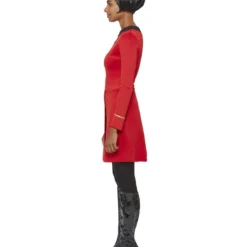 Star Trek Original Series Operation Uniform Voor Dames, Rood -Schmink Specialist star trek original series operation uniform voor d 2
