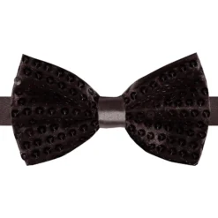 Strikje Pailletten, Zwart