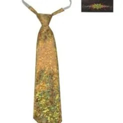 Stropdas Goud Holografisch