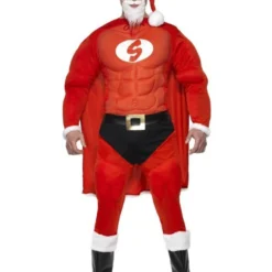 Super Fit Kerstman Kostuum