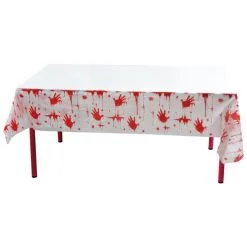 Tafelkleed Bloody (PE, 135x275cm) -Schmink Specialist tafelkleed bloody pe 135x275cm 2