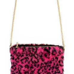 Tasje Panter Roze Bont