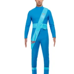Thunderbirds Scott & Virgil Deluxe Kostuum, Blauw -Schmink Specialist thunderbirds scott virgil deluxe kostuum blauw 2