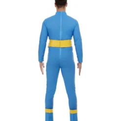 Thunderbirds Scott & Virgil Deluxe Kostuum, Blauw -Schmink Specialist thunderbirds scott virgil deluxe kostuum blauw 3