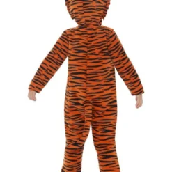 Tijger Kostuum, Oranje/Zwart -Schmink Specialist tijger kostuum oranje zwart 3
