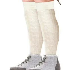 Tiroler Sokken Lang Ecru 39-42